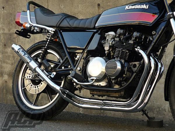 プリティー製 Z400FX Ｅ４ 改 タイプ１ 4-2-1 マフラー メッキ
