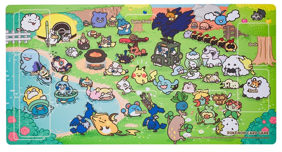 ゆるっと ポケモン ラバープレイマット プレイマット プレマ ピカチュウ