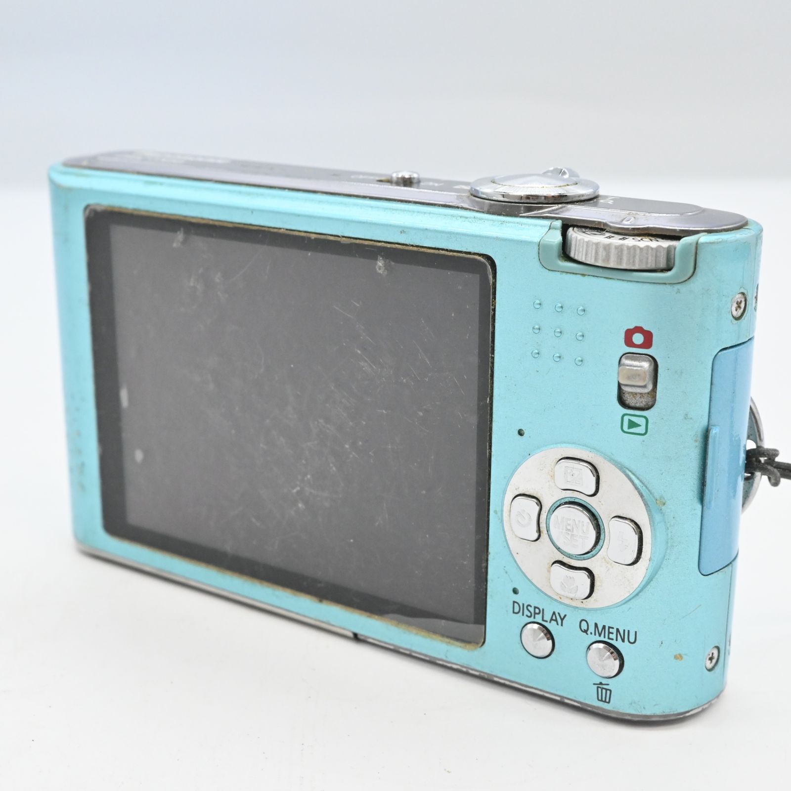 パナソニック デジタルカメラ ルミックス フローラルブルー DMC-FX66-A