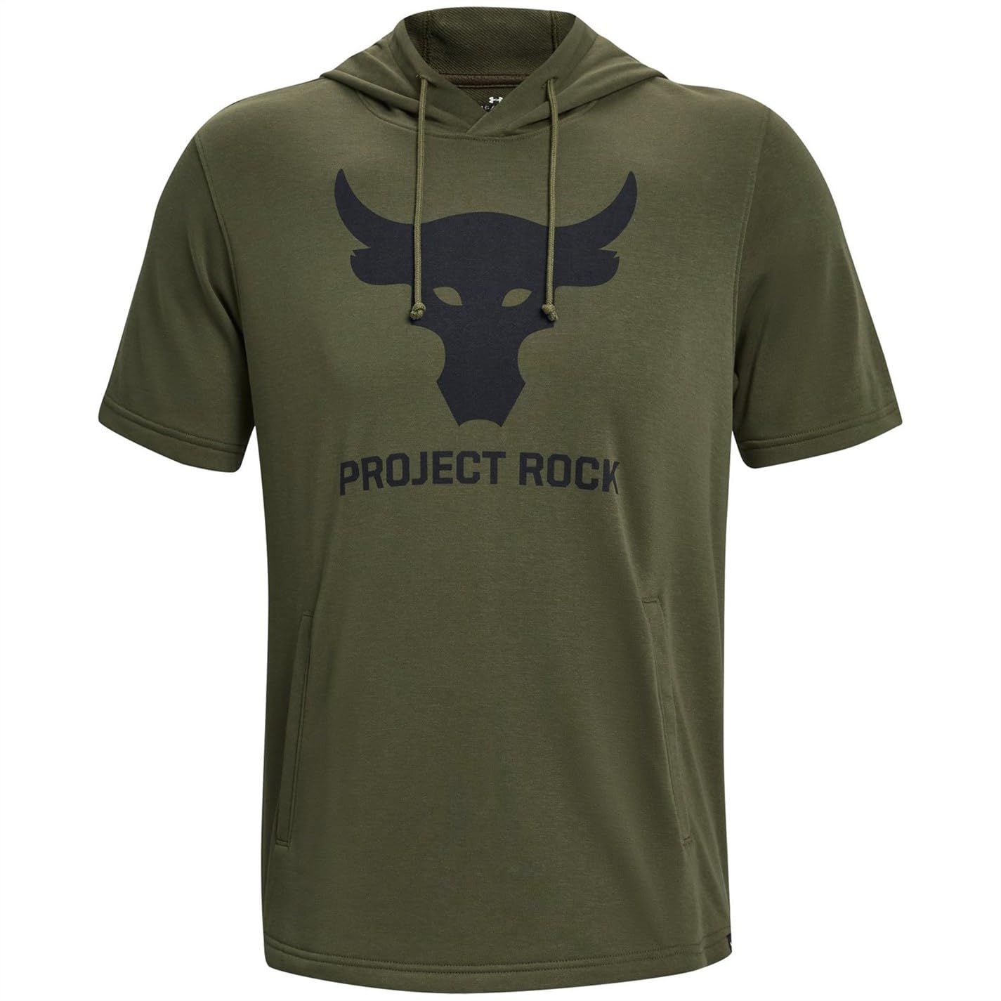 [アンダーアーマー] Pjt Rock Terry SS HD Marine OD Green Black MD [Marine OD Green Black] [M]