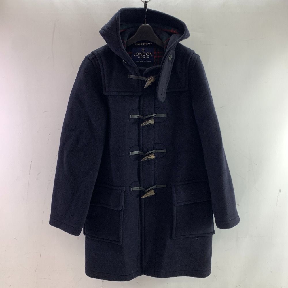 ロンドントラディショナルダッフルコート40 紺色 希少 XL 40