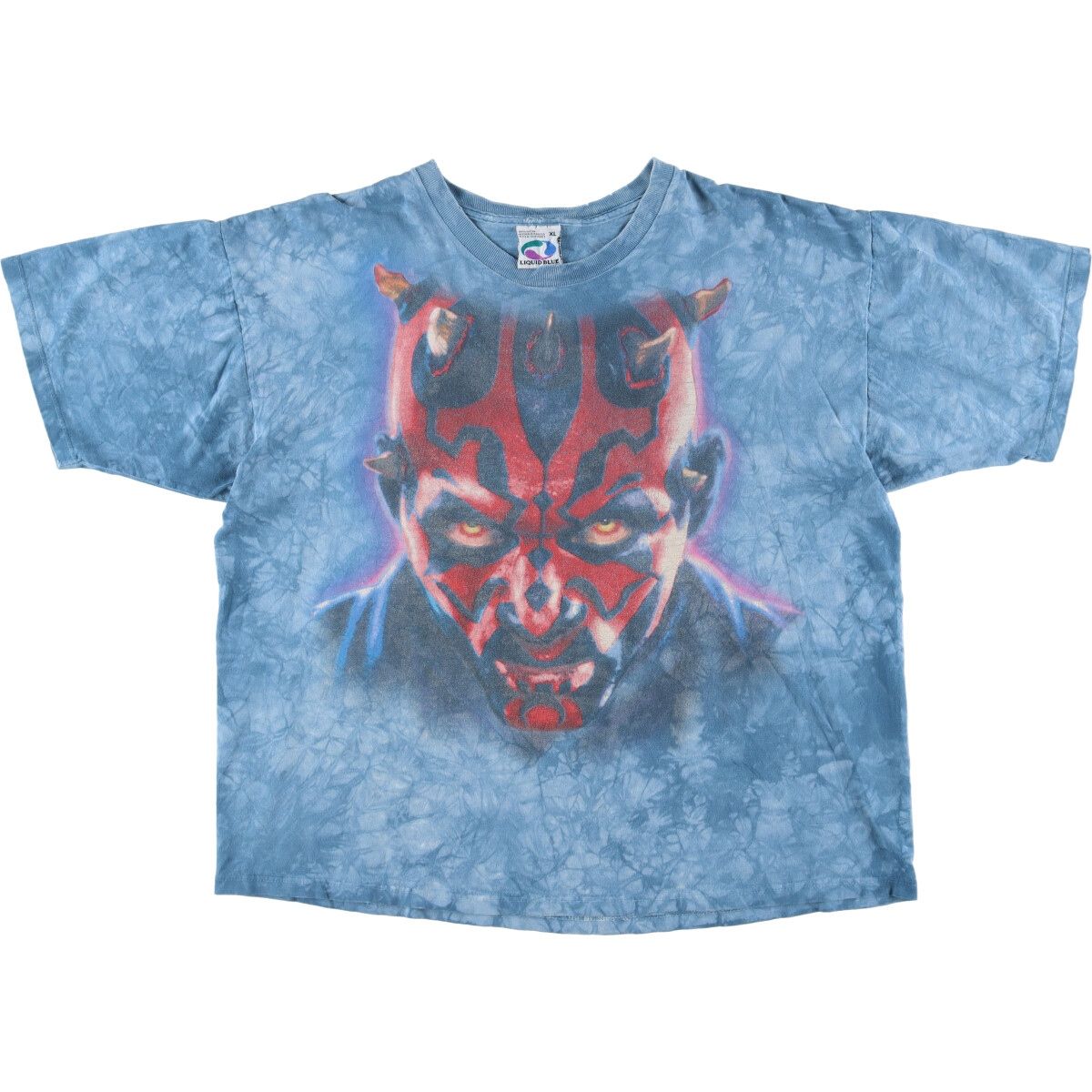 00s LIQUID BLUE ダースモール BIG FACE Tシャツ L美品 00s LIQUID BLUE ダースモール BIG FACE Tシャツ L美品 00s LIQUID