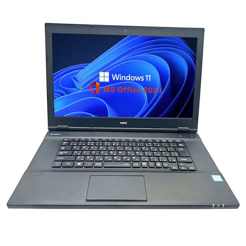 最安値挑戦 第六世代Core i3 驚速SSD256GB メモリ8GB 大画面15.6型 Windows11 MSoffice2021 NEC  VersaPro VAシリーズ 無線 DVD-ROM HDMI USB3.0 ノートパソコン パソコン 中古 PC