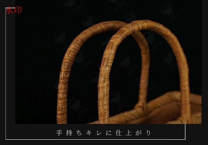 バスケット籐かご 六角編み