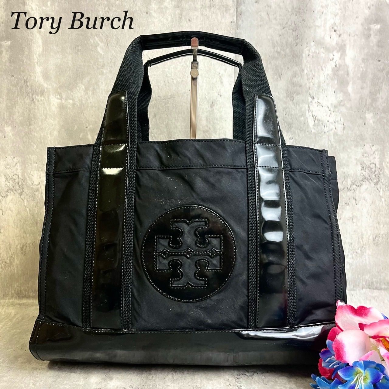 ✨良品✨tory burch トリーバーチ A4サイズ収納 ハンドバッグ トート 
