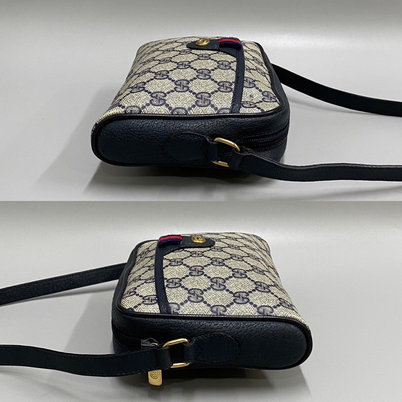 美品 GUCCI オールドグッチ グッチ ヴィンテージ シェリーライン GG