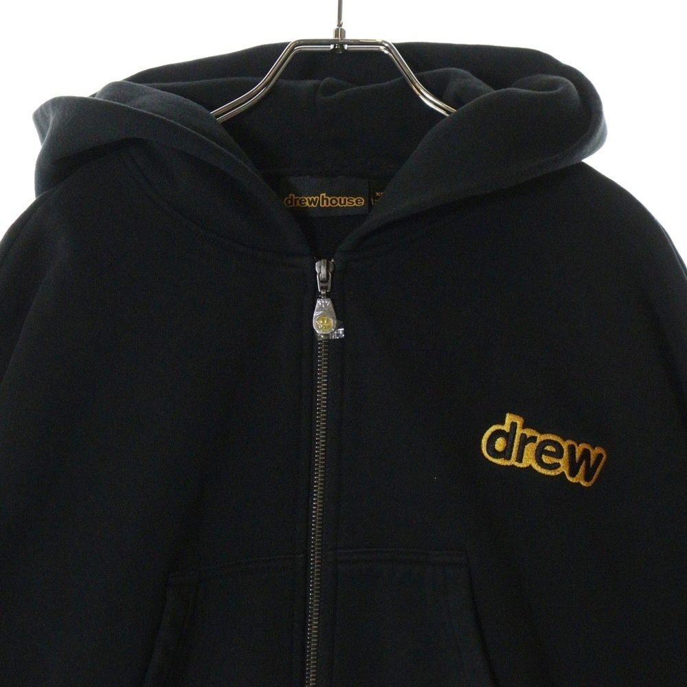 drew house (ドリューハウス) CROPPED ZIP HOODIE ロゴ