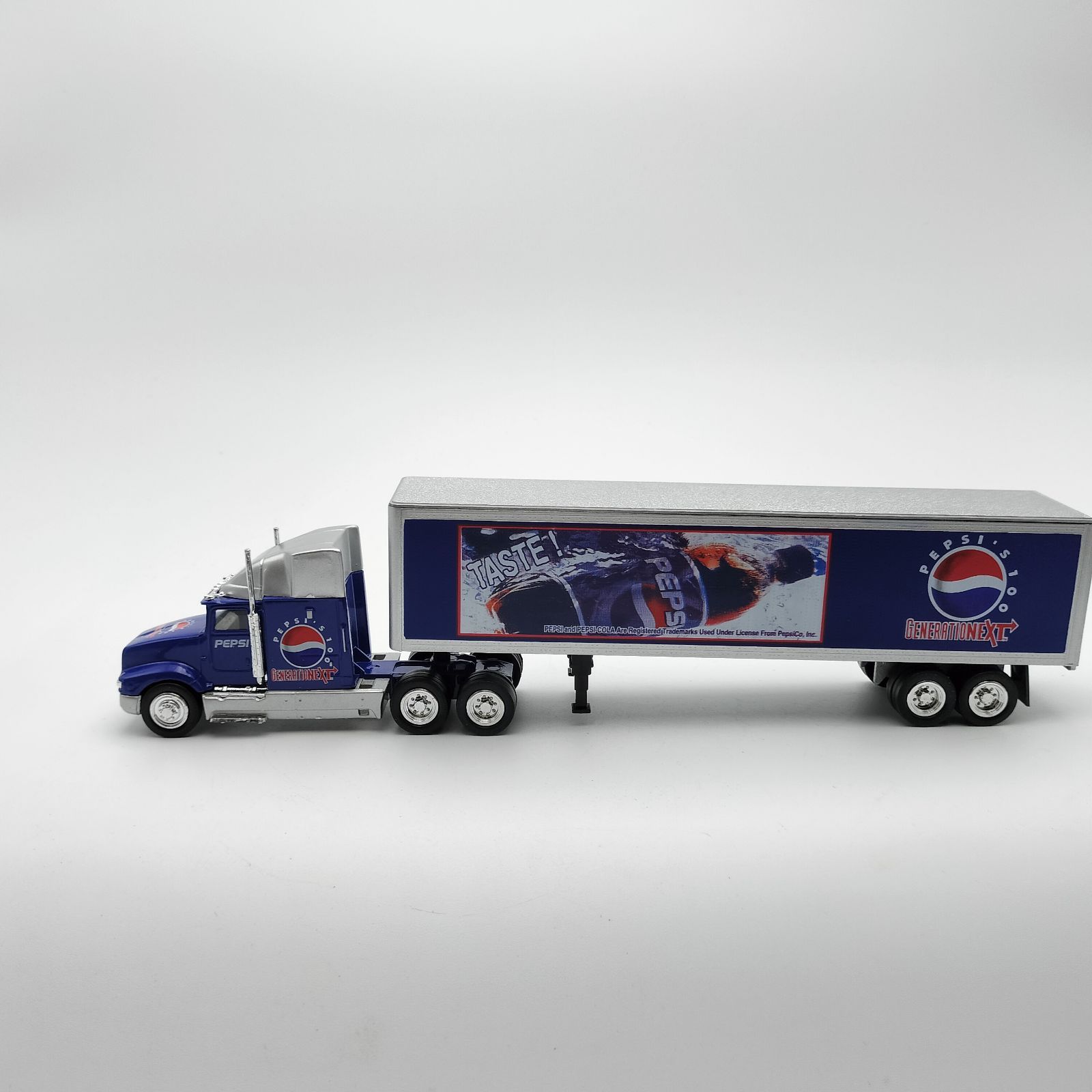 ペプシ　ミニカー　3輪トラック 未使用】ペプシ PEPSI トレーラー ダイキャスト製 43cm ミニカー 1/50