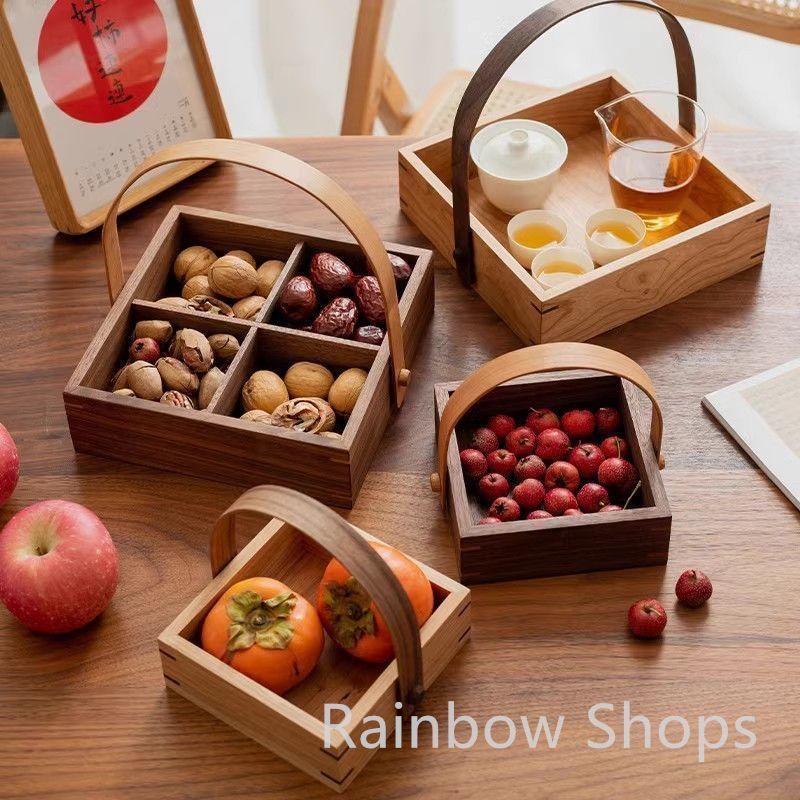 お盆 天然木製 長手盆 舟型 漆塗り トレー 大きい おぼん トレイ 配膳