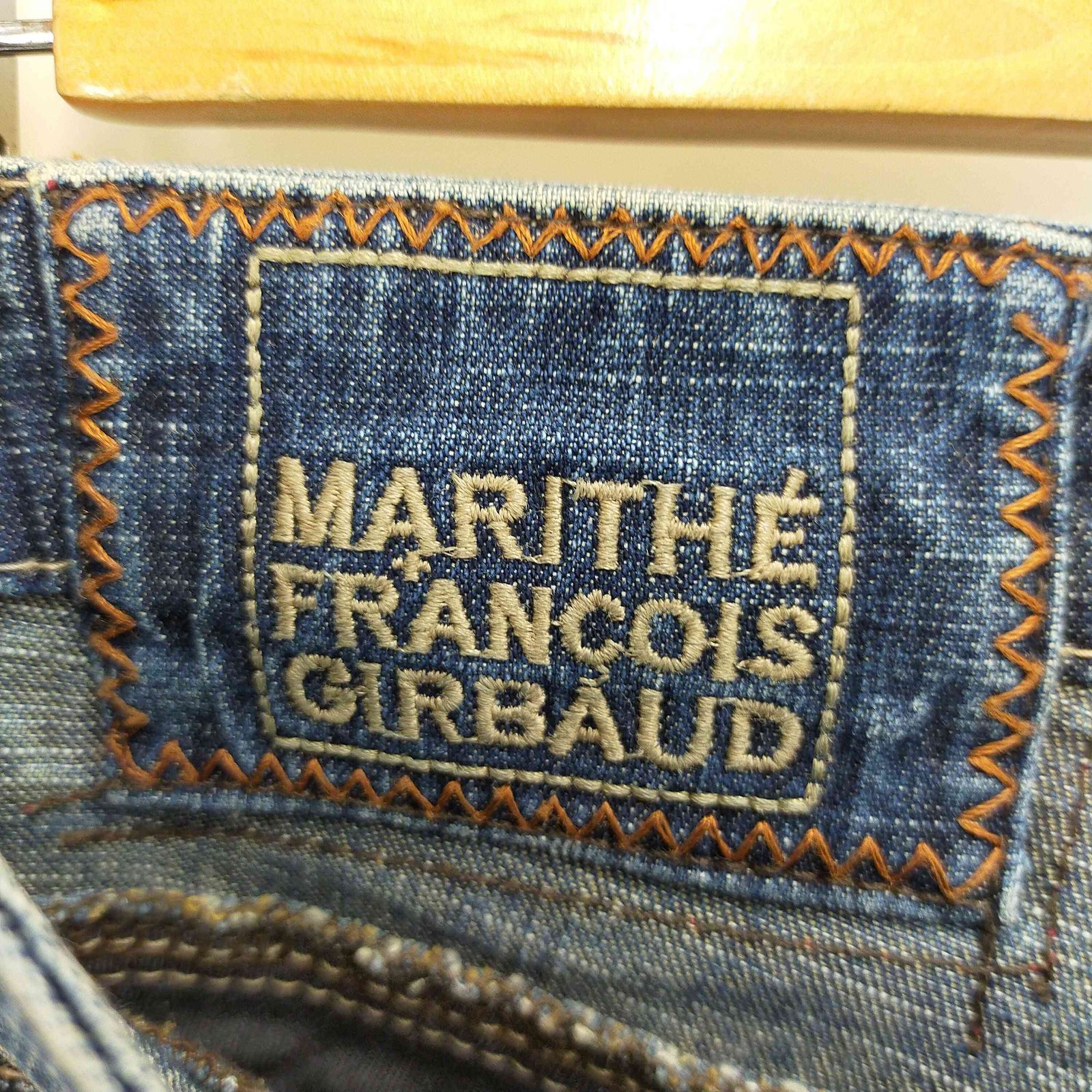 マリテフランソワジルボー MARITHE FRANCOIS GIRBAUD 立体裁断 フレアデニムパンツ レディース  M