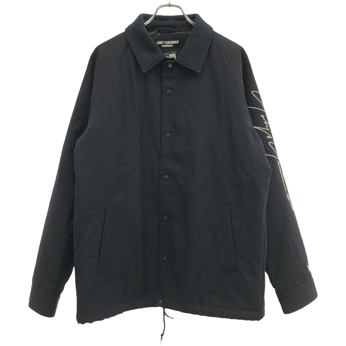 Yohji Yamamoto×NEWERA ヨウジヤマモト ニューエラ 16AW ロゴ刺繍中綿 