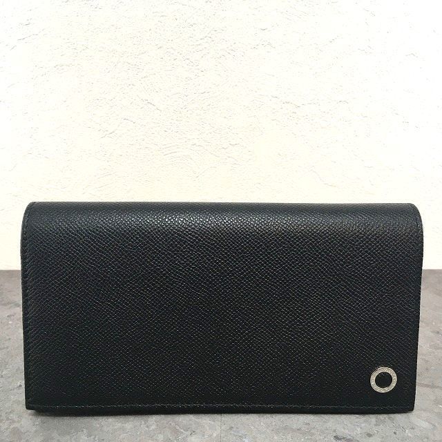 132 送料込み！ 未使用品 BVLGARI 長財布 ブラック ブルガリ