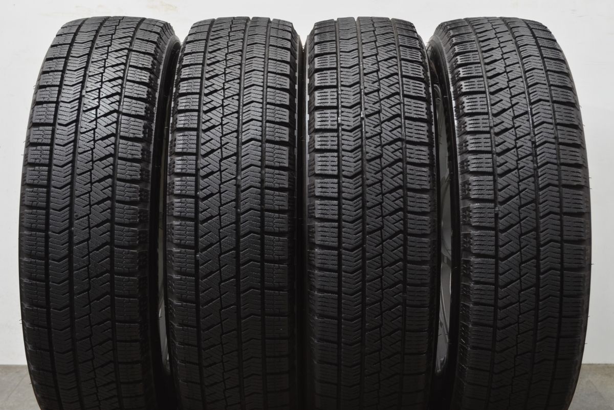 【バリ溝】KRAIT II 14in 4.5J +45 PCD100 ブリヂストン ブリザック VRX2 155/65R14 N-BOX WGN デイズ サクラ ワゴンR タント ムーヴ ミラ