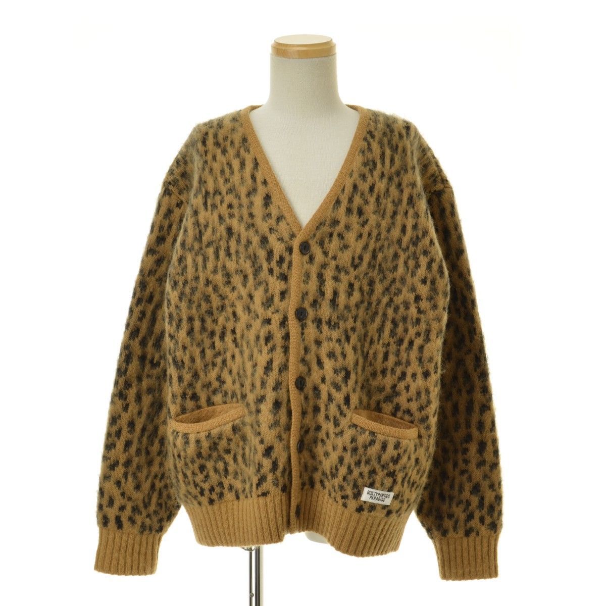 wacko maria leopard mohair cardiganワコマリア - カーディガン