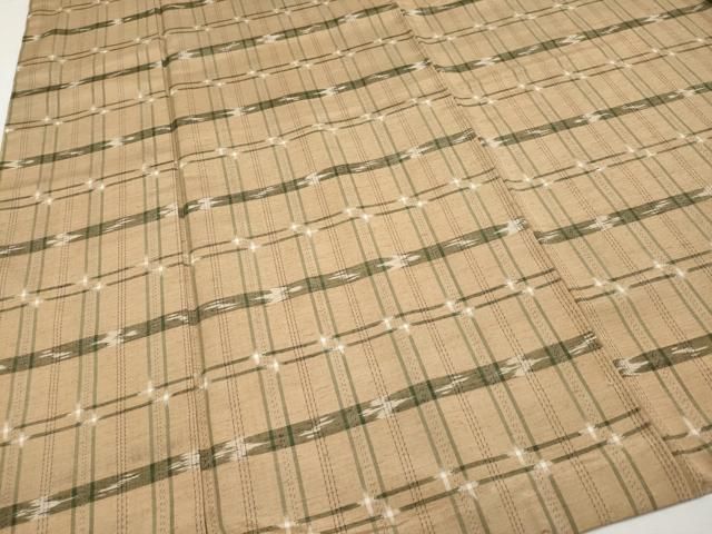 平和屋本店□極上 本場琉球絣 手おり 知念幸助作 証紙付き 逸品