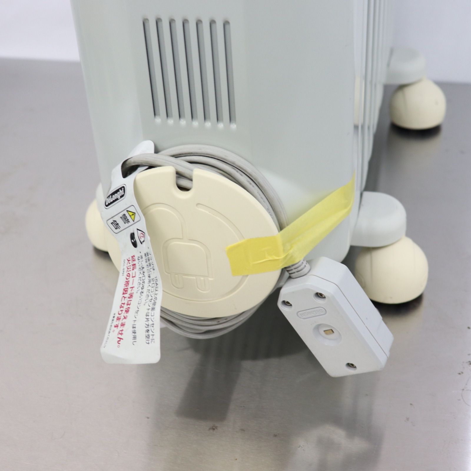 美品】Delonghi デロンギ オイルヒーター JR0812-CR ホワイト 1200W 