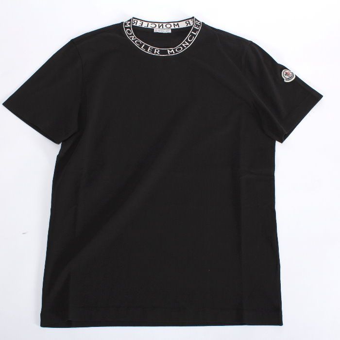 MONCLER モンクレール Tシャツ ブラック 8C00024 8390T 999 ロゴ ...