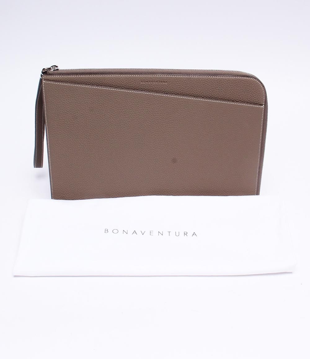 ⭐️未使用⭐️ BONAVENTURA クラッチバッグ　セカンドバッグ　シボ革 ボナベンチュラ クラッチバッグ セカンドバッグ メンズ