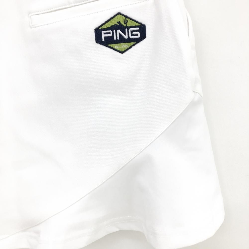 PING ピン ゴルフ スカート ホワイト S サイズ：S Bull&Bull ブル