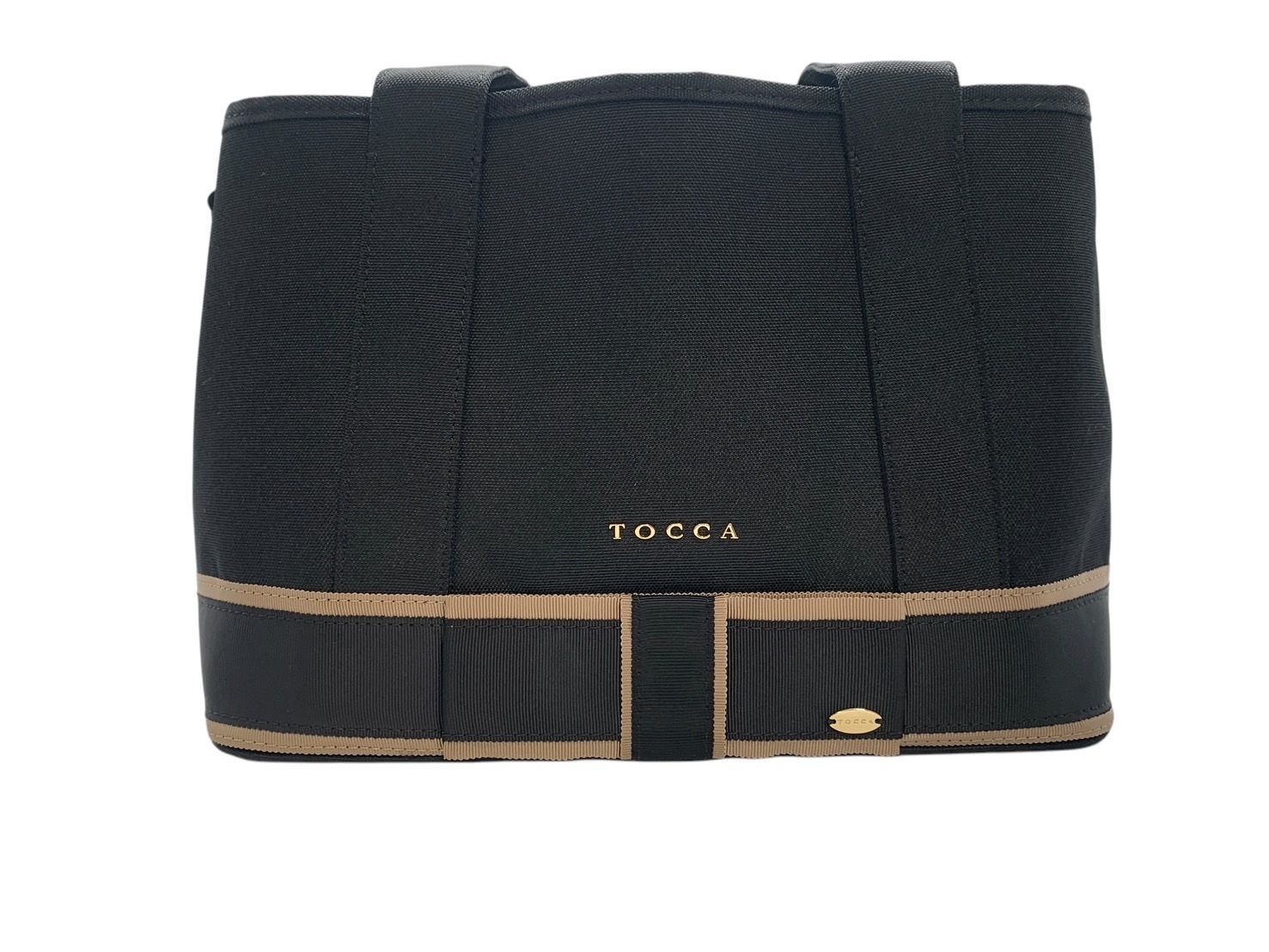 ♪1595 TOCCA トッカ CHELSEA OF RIBBON CANVASTOTE キャンバストート