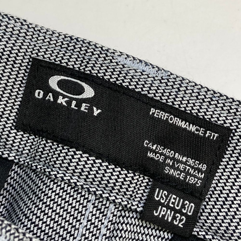 サイズ：32 OAKLEY オークリー FOA405124/2023年モデル ジョガーパンツ 総柄 ブラック系 [240101485076] ゴルフウェア メンズ ストスト サイズ：32 OAKLEY オークリー FOA405124/2023年モデル ジョガー