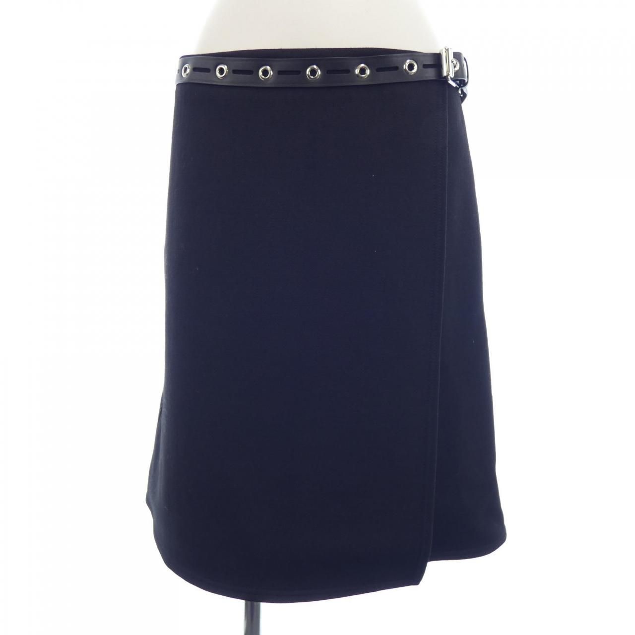 美品❢ルイヴィトン　LOUISVUITTON　スカート ルイ・ヴィトン LOUIS VUITTON モノグラム総柄シルクニット ロング