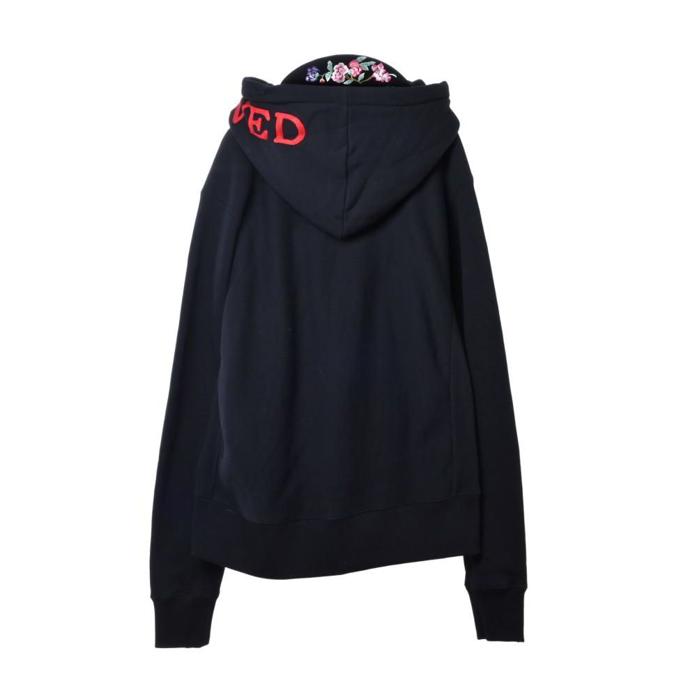 GUCCI 463636 ベルト付き フード刺繍 パーカ - メルカリ