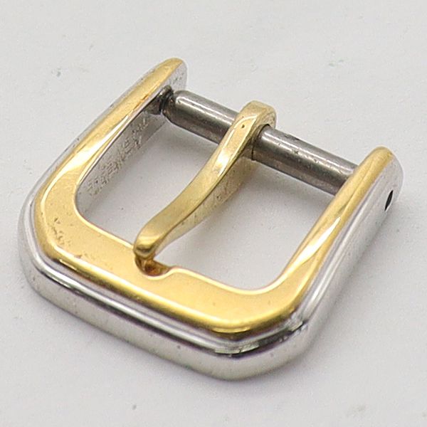 良品 セイコー 純正尾錠 10mm用 シルバー/ゴールドカラー レディース 