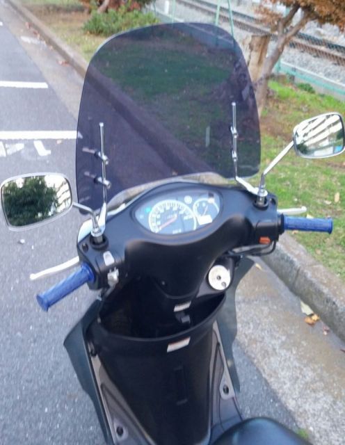 汎用 原付スクリーン ヤマハ ホンダ アクシストリート スーパーカブ 