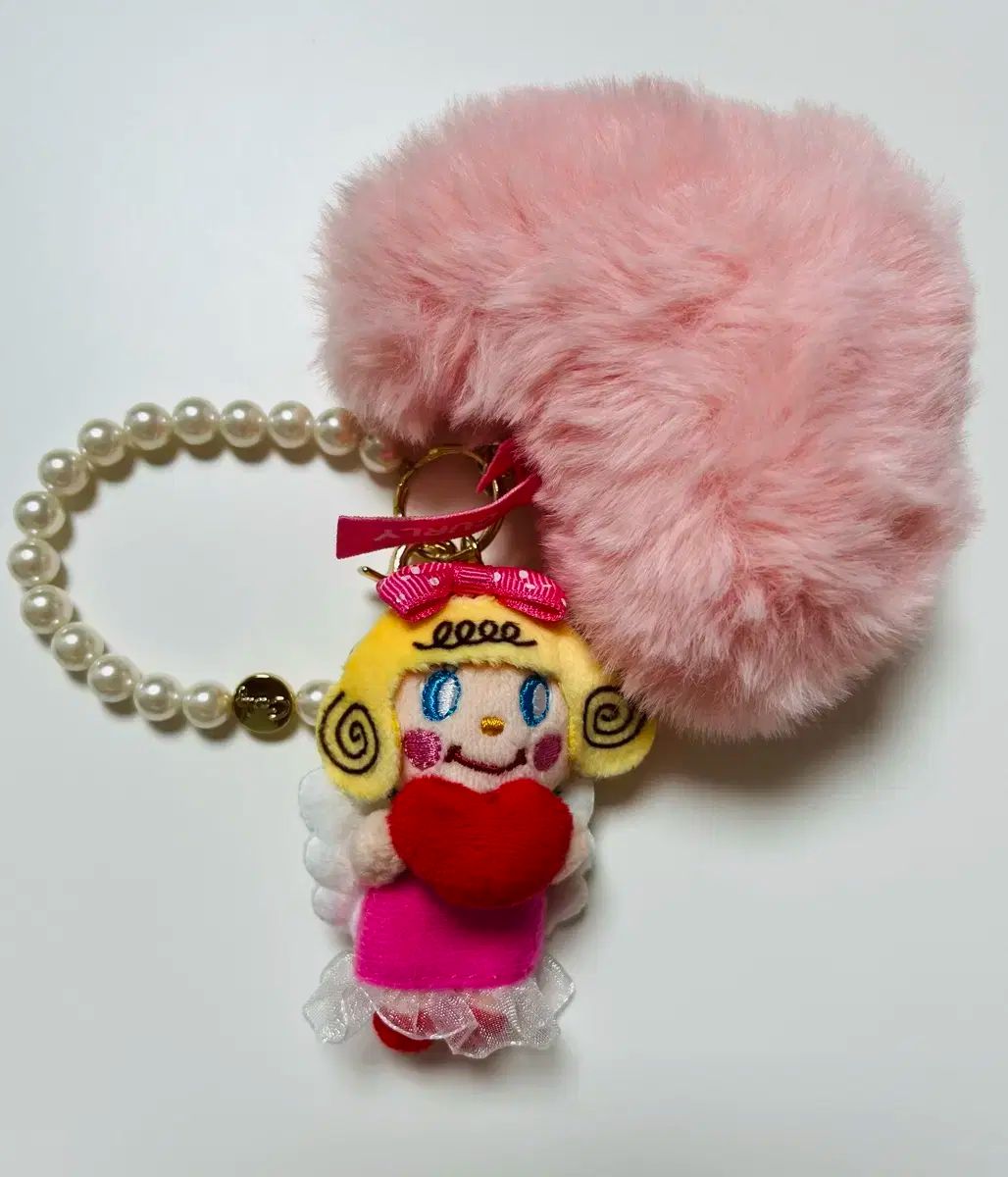 カーリー ハート エンジェル キーホルダー