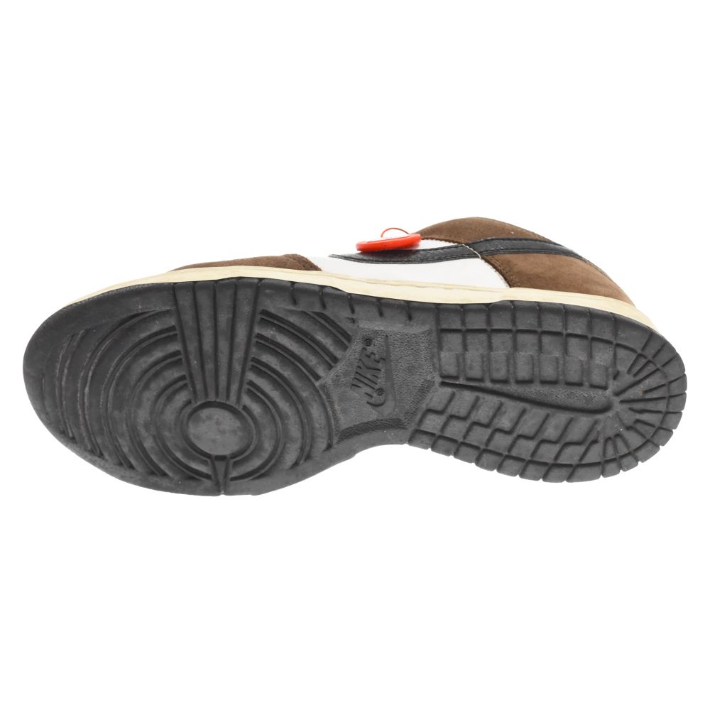 NIKE (ナイキ) DUNK LOW WHITE BLACK TRAIIL END BROWN 304292-102