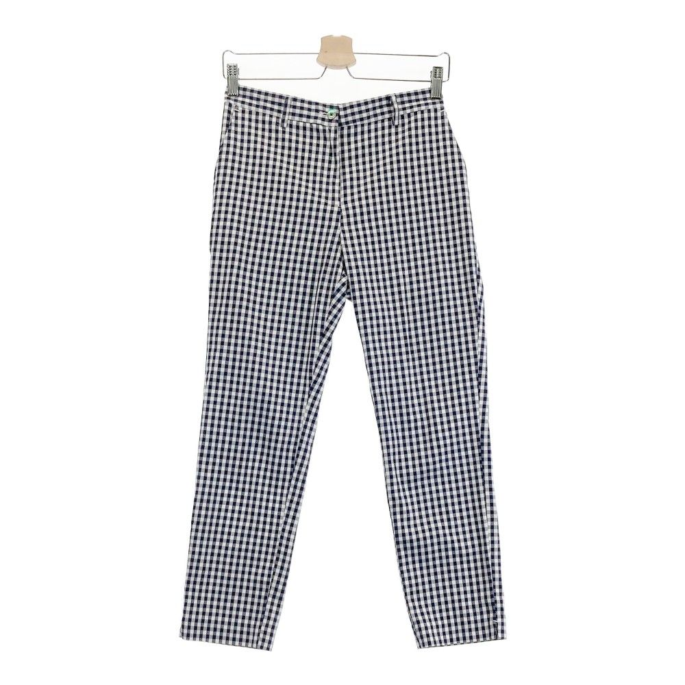 サイズ：M MUNSING WEAR マンシングウェア  ロングパンツ チェック柄 ネイビー系 [240101285321] ゴルフウェア レディース ストスト