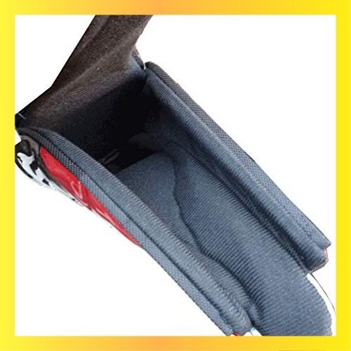 ブラック/レッド ゴルフ ヘッドカバー マグネット式 スカル ユーティリティ用 (ブラック/レッド)