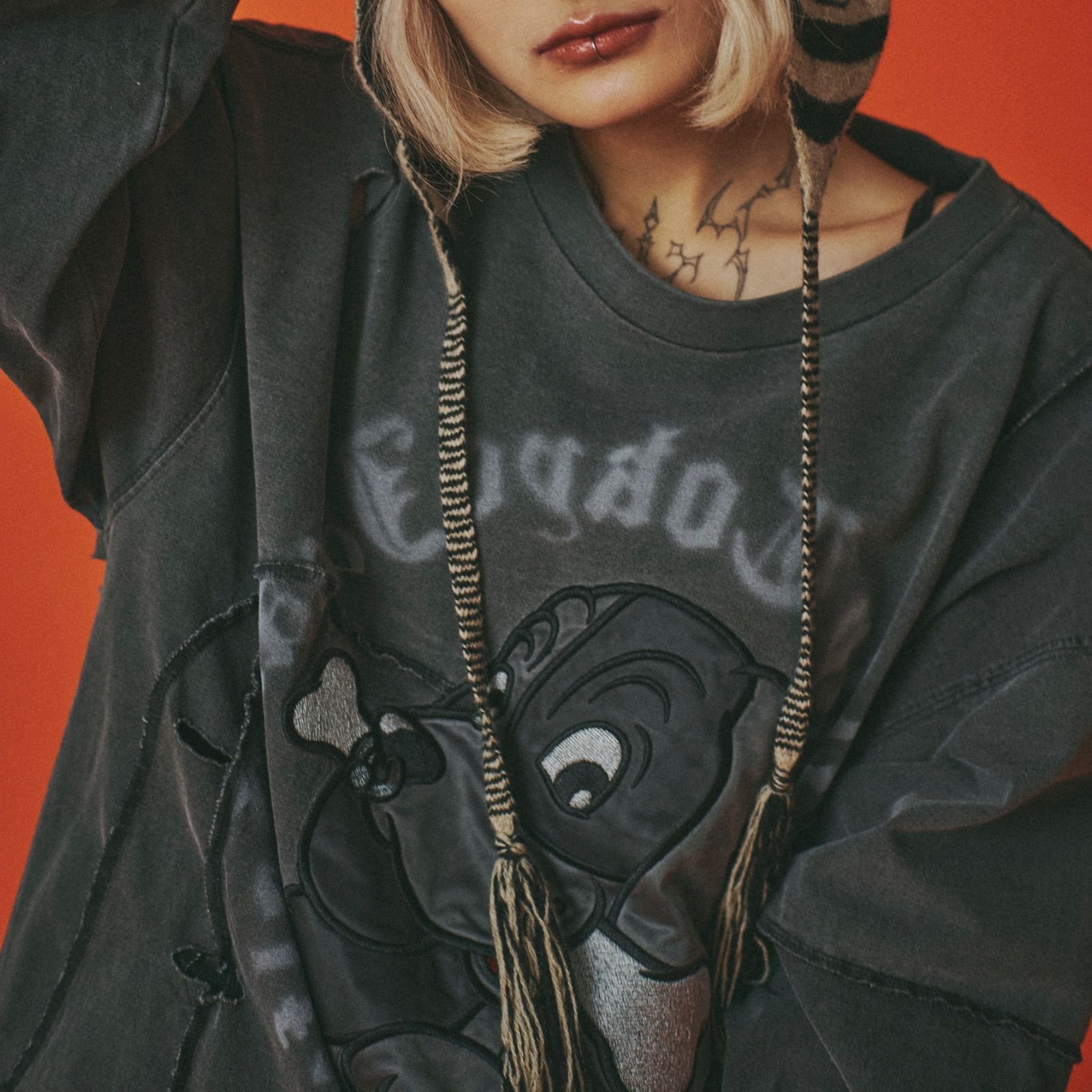 GALFY ツギハギゾンビロンT 中型犬（L） 新品未使用タグ付き GALFY ガルフィー ツギハギゾンビロンTee Tシャツ L 中型犬 XL