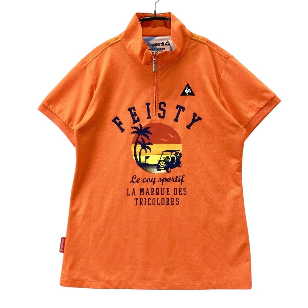 LE COQ GOLF ルコックゴルフ ジップジャケット L レディース サイズ：L LE COQ GOLF ルコックゴルフ ハーフジップ 半袖T