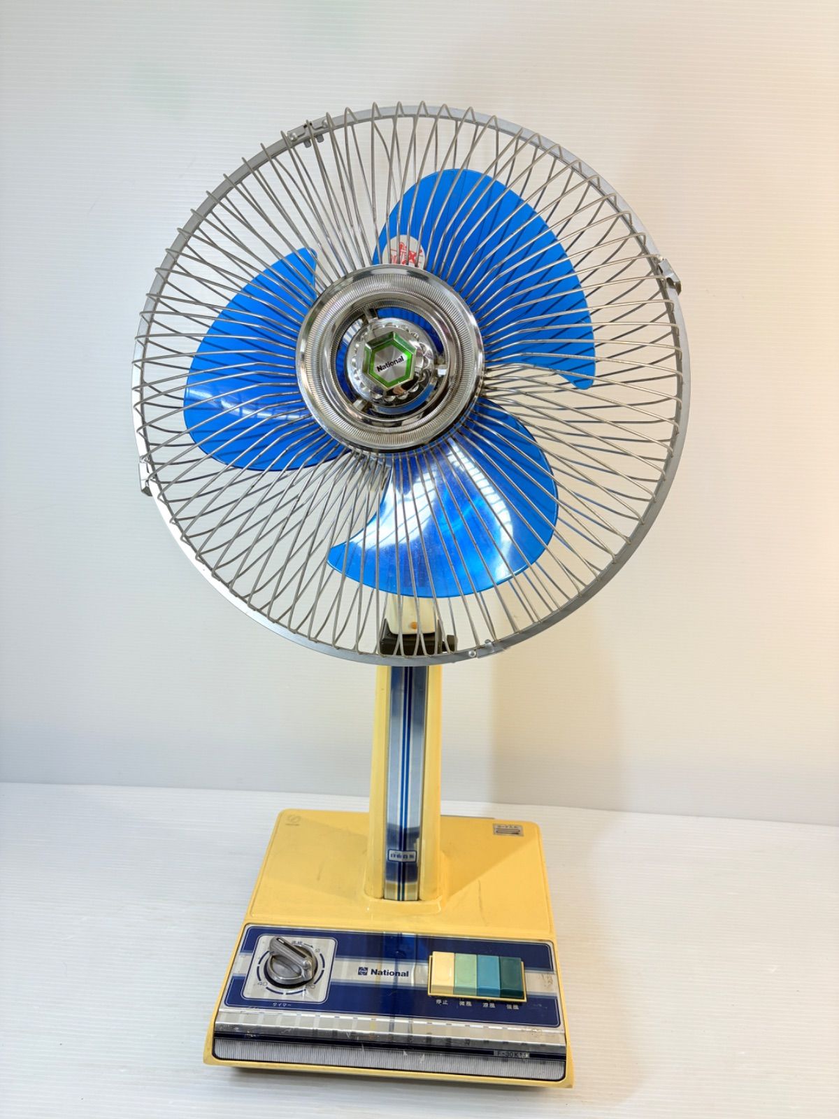 National ナショナル F-30K1J 青 扇風機 昭和レトロ National 扇風機