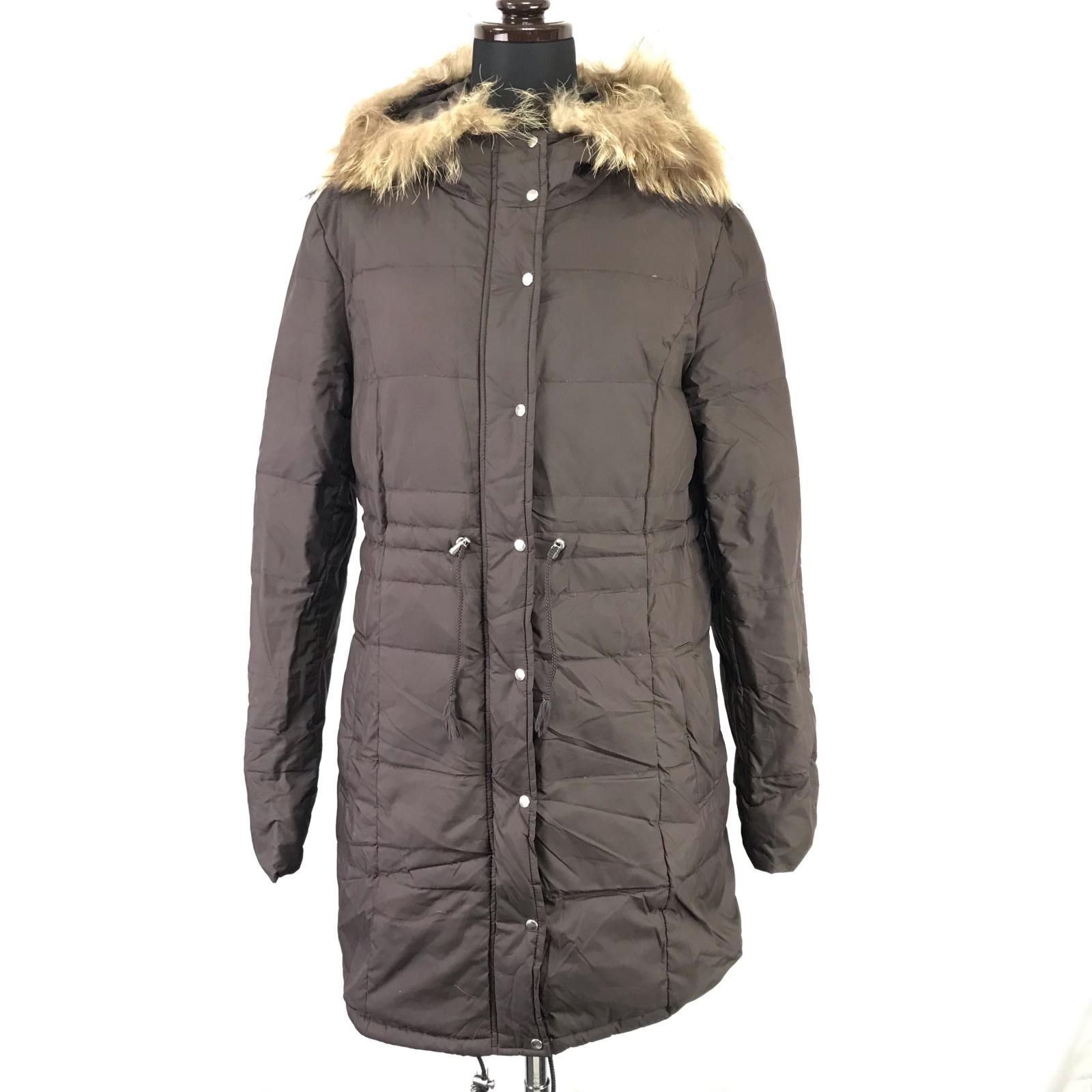 美品★ anySiS ダウンジャケット　ラビットファー　上品　サイズ1 any SiS｜【撥水・洗える】美シルエットスタンドロング ダウン