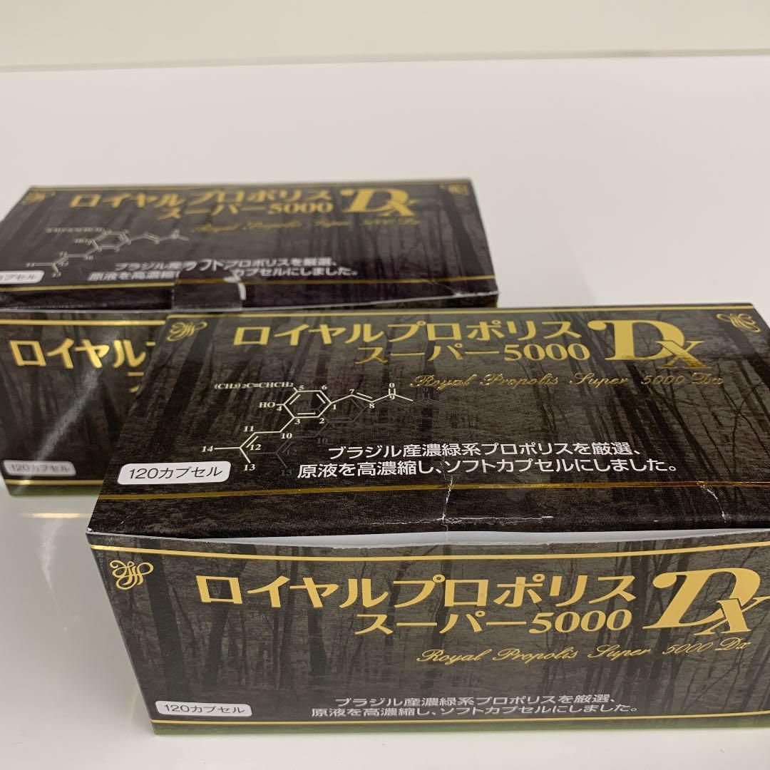 やまだ農園本舗 ロイヤルプロポリス スーパー5000 DX 120カプセル 2箱 