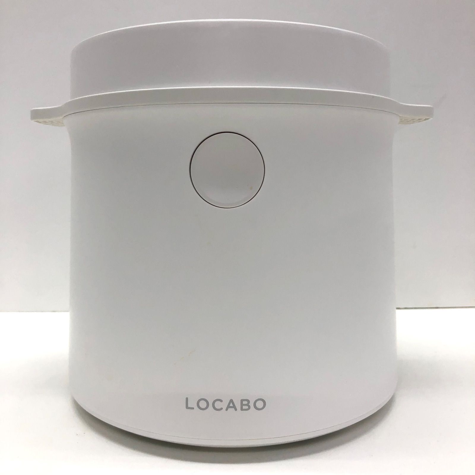 ロカボ炊飯器 振動的な LOCABO 糖質カット炊飯器 ホワイト JM