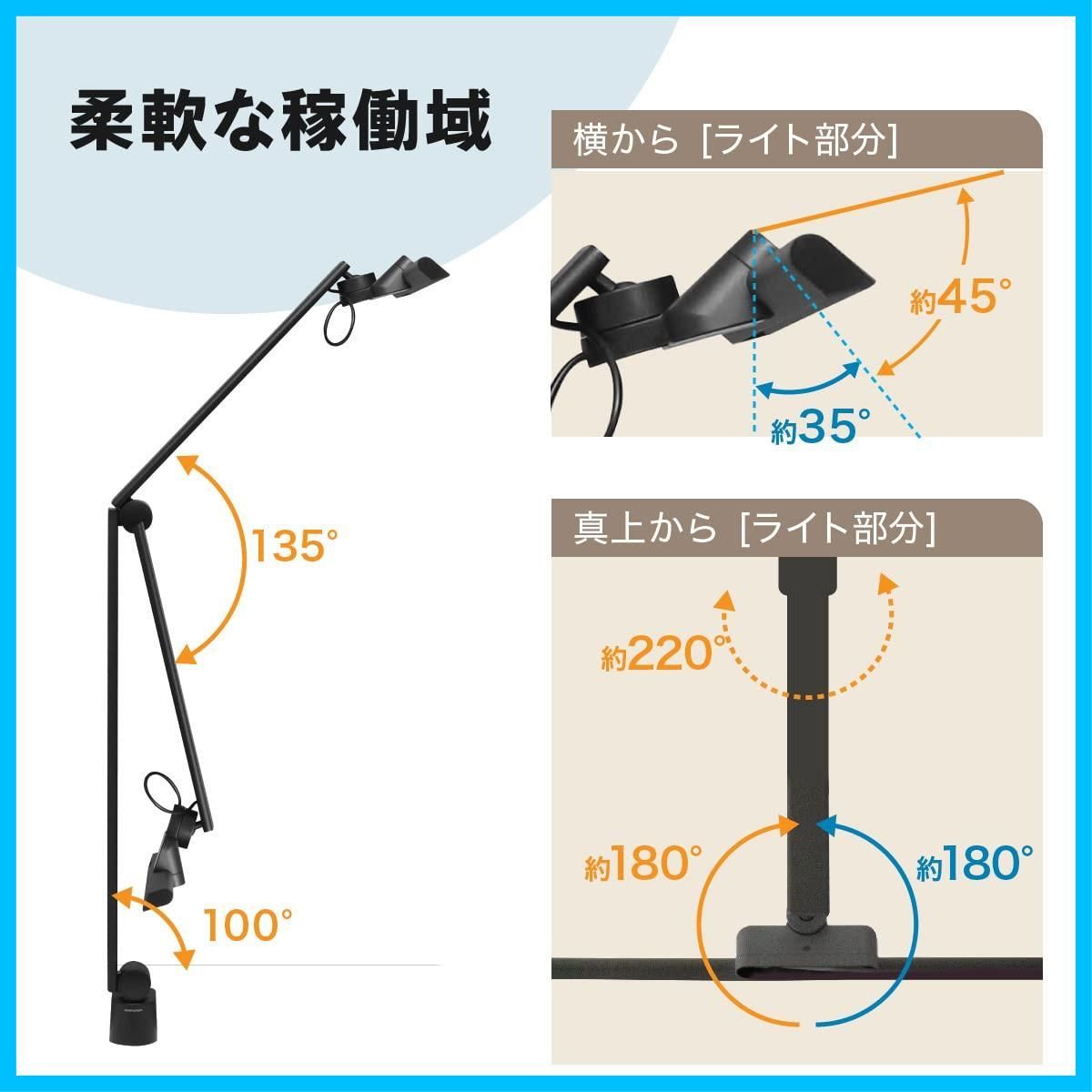 クランプ 5段階調光