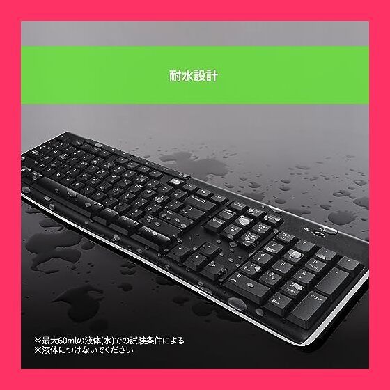 【スタッフおすすめ！】ロジクール ワイヤレスキーボード K275 ワイヤレス キーボード 無線 薄型 テンキー USB接続 Unifying windows 国内正規品