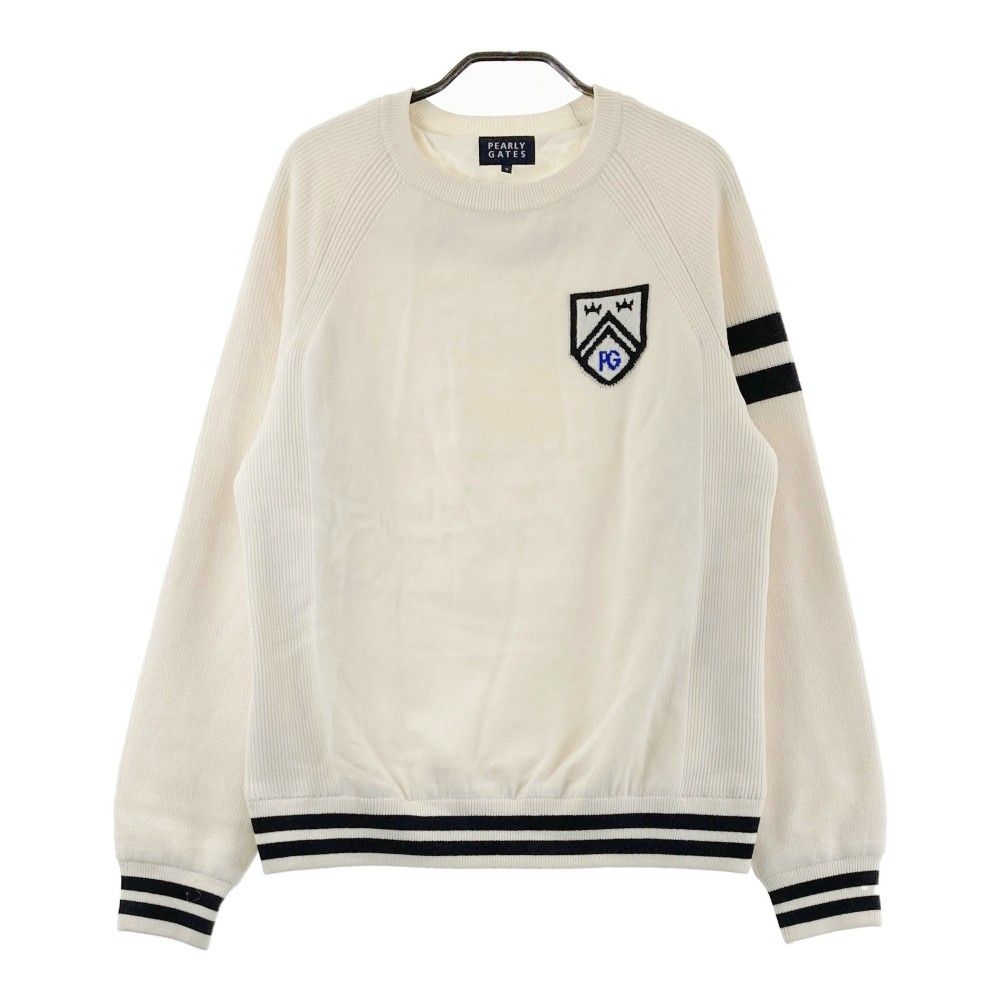 サイズ：5 PEARLY GATES パーリーゲイツ 裏地付 ニットセーター