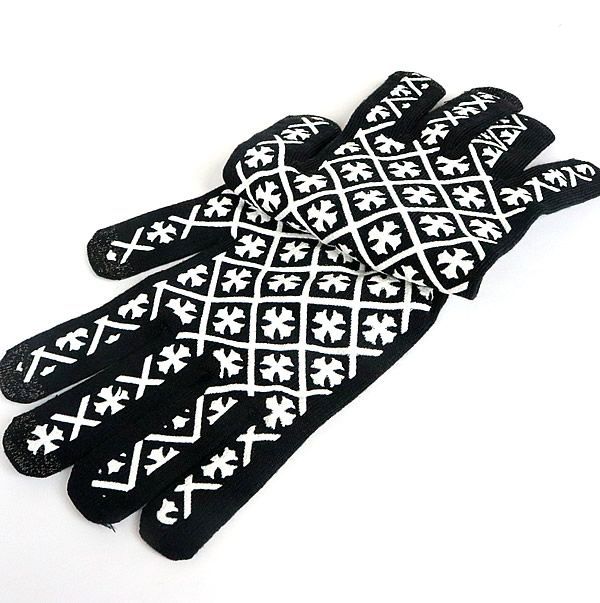 銀座店 新品 クロムハーツ WORK GLOVES 軍手 手袋 L 91751 www