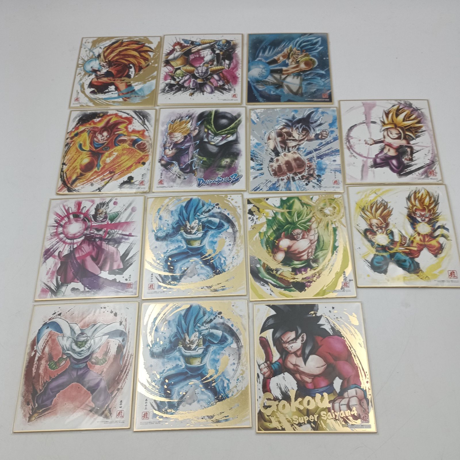 ドラゴンボール アート色紙42枚 ポストカード3枚 カード38枚セット ドラゴンボール 色紙ART RAGING 2｜発売日：2022年10月17日