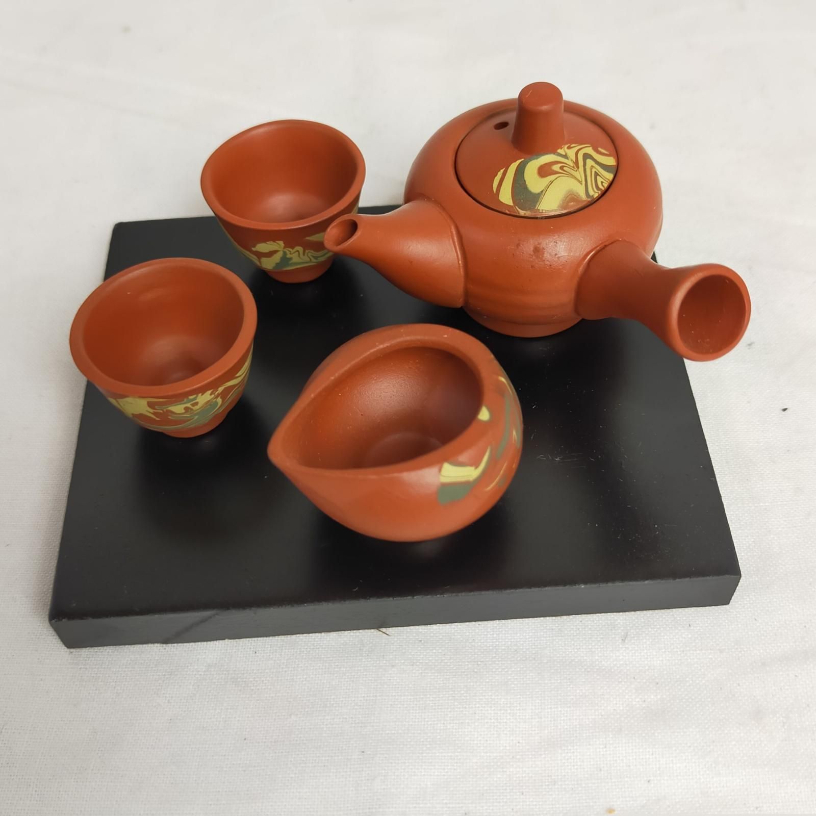 煎茶道具　唐木紫檀製　茶巾入　小物入　M　Ｒ5920 煎茶道具唐木紫檀製茶巾入小物入MR5920