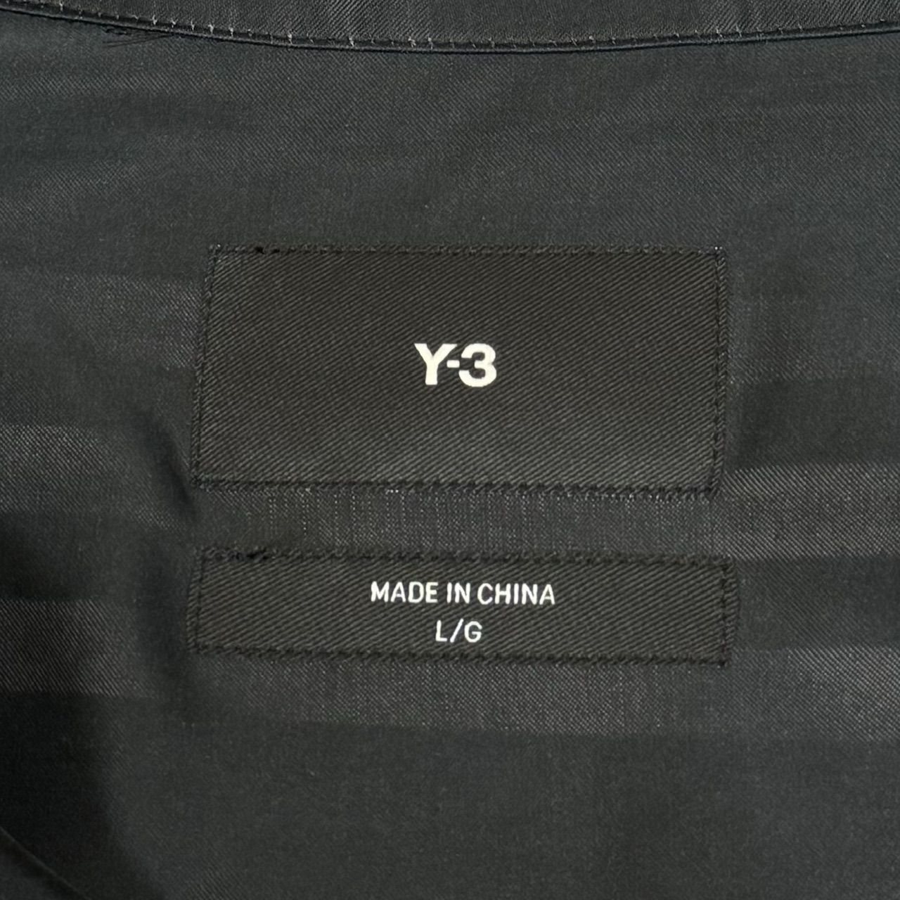 定価42350円 Y-3 3S SHIRT スリーストライプス シャツ オープンカラー 