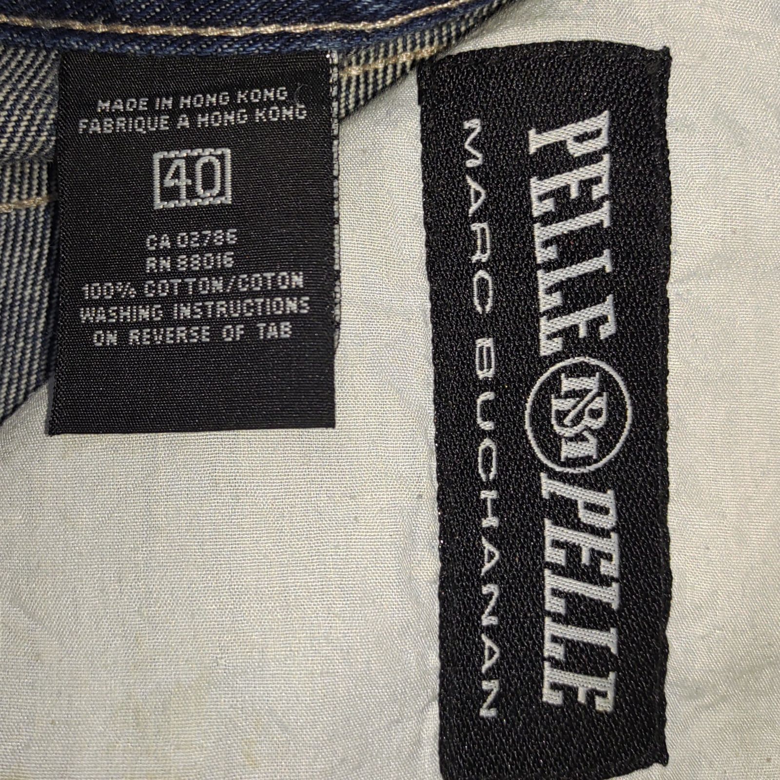 希少サイズ 極太 PELLE PELLE MARC BUCHANAN w40 ペレペレ