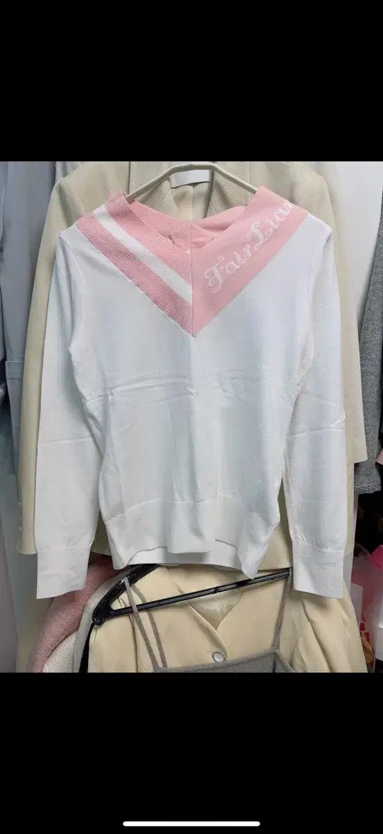 FairLiar フェアライアー ビッグ V ネック ニット S LLC-HASEGAWATOSO_COM