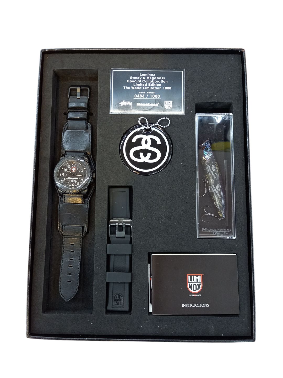 79.STUSSY× LUMINOX × MEGABASS SPECIAL COLLABORATION LIMITED EDITION 1000本限定  【店舗併売品】 - メルカリ