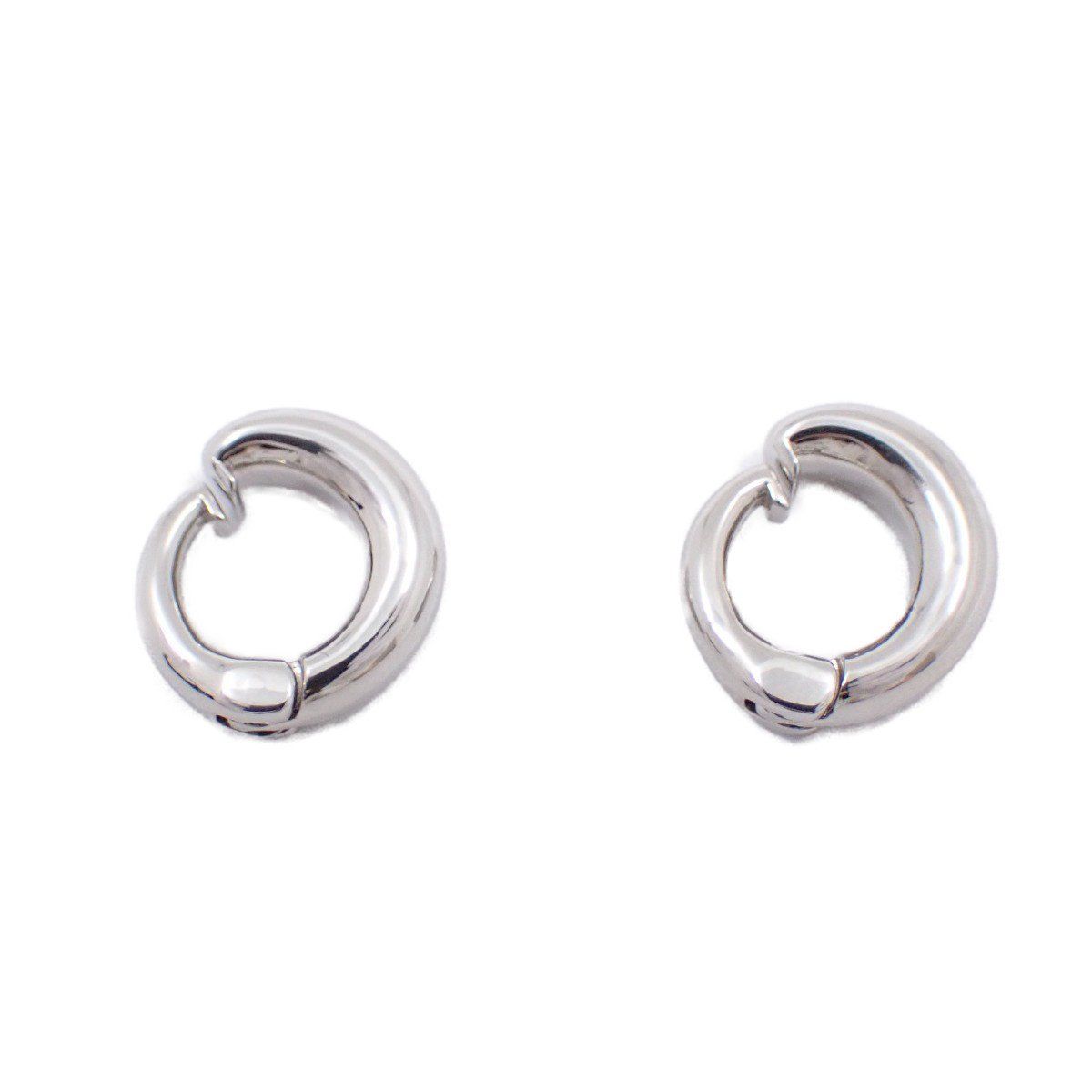 ete フープピアス シルバー ete シルバー フープピアス 大きめ 箱付き